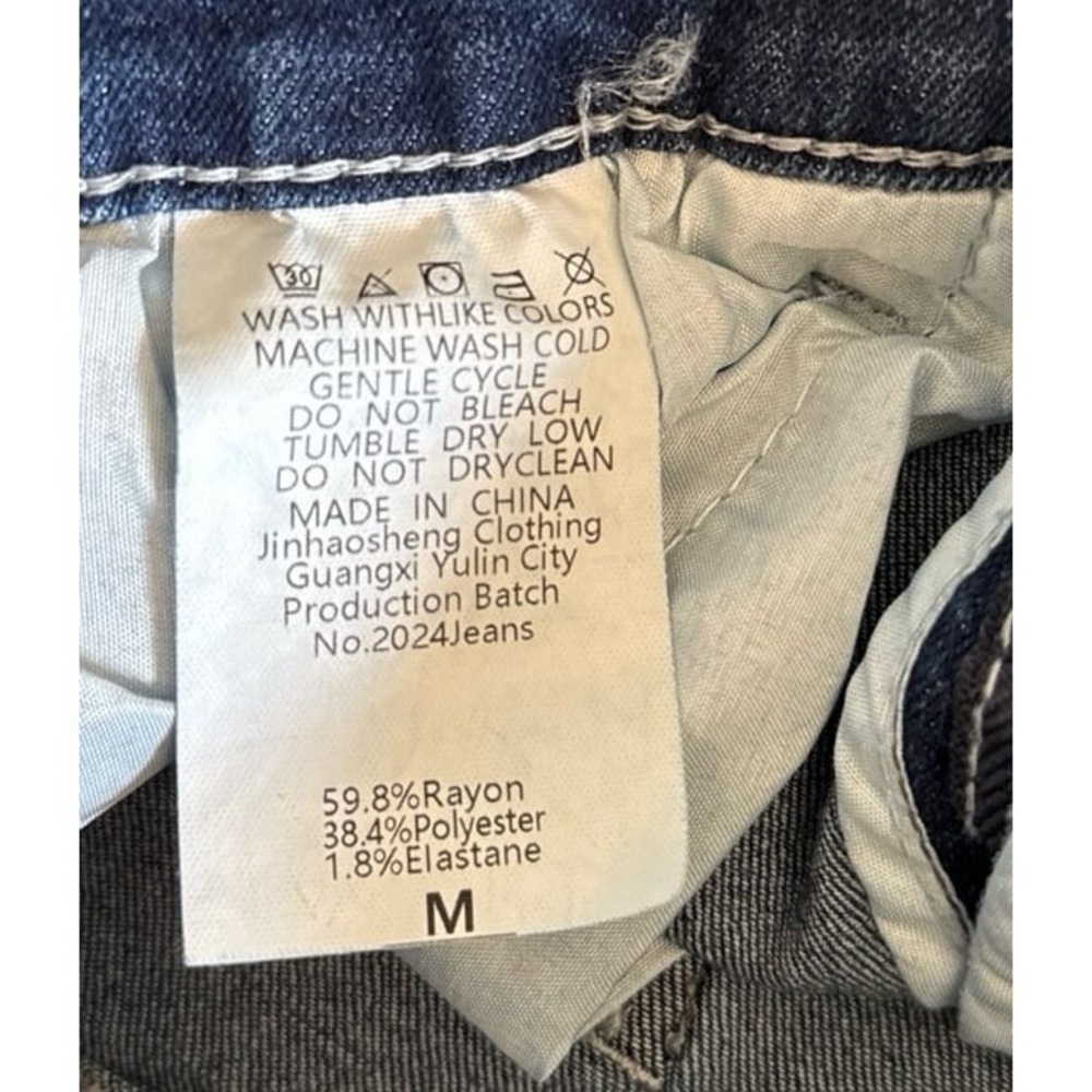 Jinhaosheng Clothing Women's Blue Skinny Jean Size Medium - Picture 7 of 7